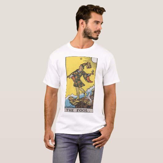 Tarot Card - De Fool T-shirt (Voorkant volledig)