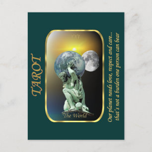 Tarot Card - De wereld Briefkaart