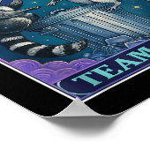 Tarot Card Deck Team Trash Raccoon Tarot Kaarten D Poster (Hoek)