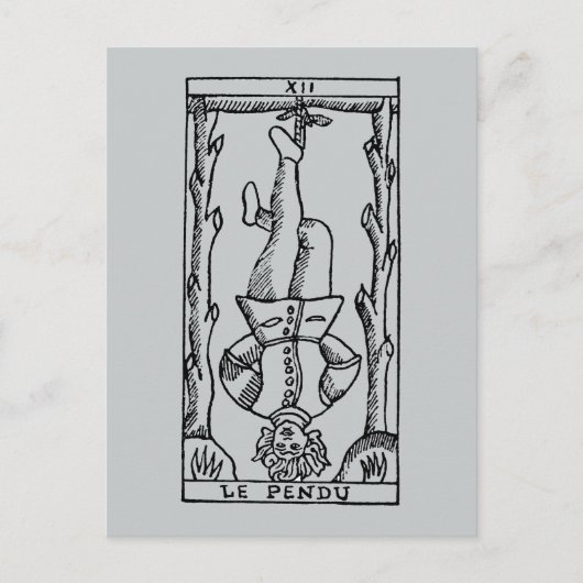 Tarot Card: Hanged Man Briefkaart (Voorkant)
