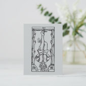Tarot Card: Hanged Man Briefkaart (Staand voorkant)