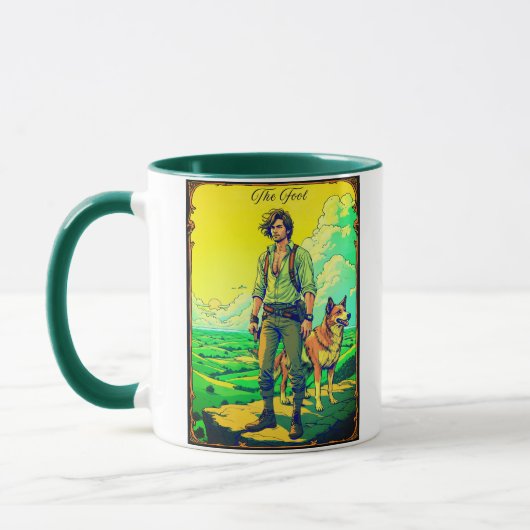 Tarot Card Illustration, The Fool Mok (Links)