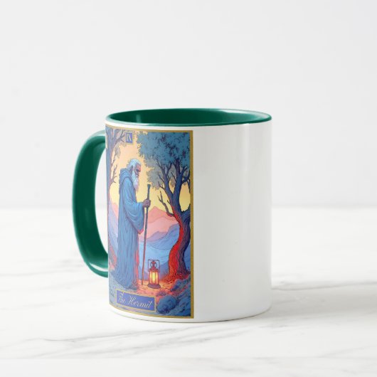 Tarot Card Illustration, The Hermit Mok (Voorkant links)