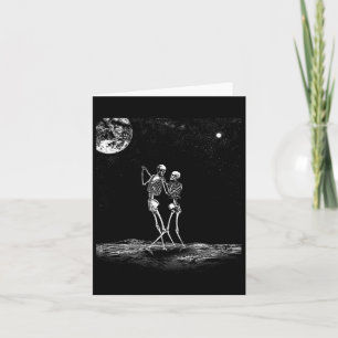 Tarot Card Kissing Skeleton Love Bones Horror Goth Kaart