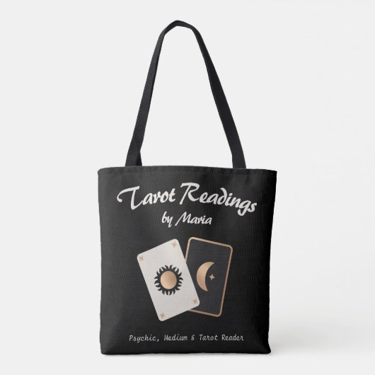 Tarot Card lezen Tote Bag (Achterkant)