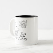 Tarot Card Mug Tweekleurige Koffiemok (Voorkant links)