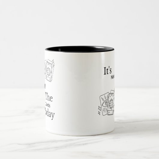 Tarot Card Mug Tweekleurige Koffiemok (Center)