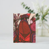 TAROT CARD ONTWERP DE LOVERS BRIEFKAART (Staand voorkant)