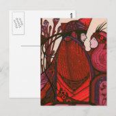 TAROT CARD ONTWERP DE LOVERS BRIEFKAART (Voorkant / Achterkant)