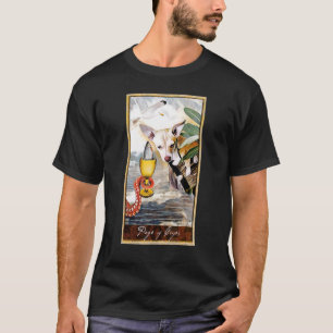 Tarot Card Page of Cup/Dog Cosmic Graphic Dogs T-shirt