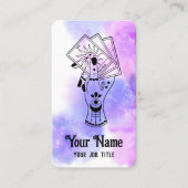 Tarot Card Reader Psychic Spiritual Business Card Visitekaartje (Voorkant)