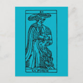Tarot Card: Strength Briefkaart (Voorkant)