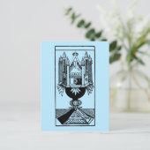 Tarot Card: The Ace Of Cups Briefkaart (Staand voorkant)