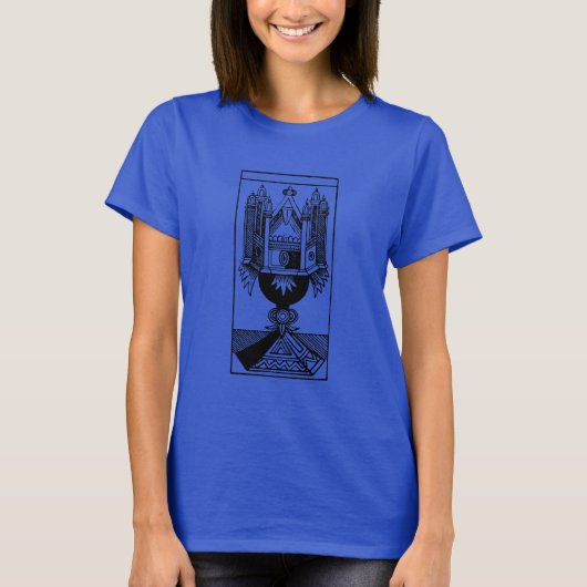 Tarot Card: The Ace Of Cups T-shirt (Voorkant)