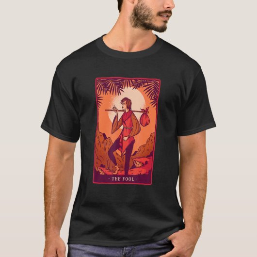 Tarot Card The Fool Playing Cards Tarot Cards T-shirt (Voorkant)