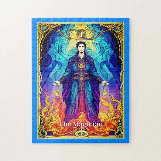 Tarot Card The Magician Legpuzzel (Verticaal)