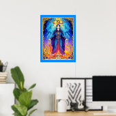 Tarot Card The Magician Poster (Thuiskantoor)