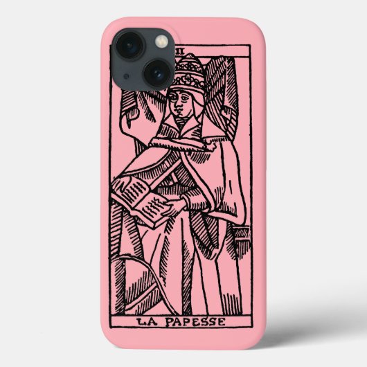 Tarot Card The Popess Case-Mate iPhone Case (Achterkant)