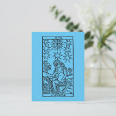 Tarot Card: The Stars Briefkaart (Staand voorkant)
