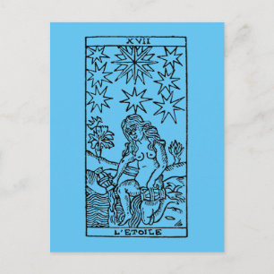 Tarot Card: The Stars Briefkaart