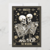 Tarot Card Wedding Uitnodiging (Achterkant)