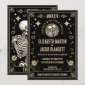 Tarot Card Wedding Uitnodiging (Voorkant / Achterkant)