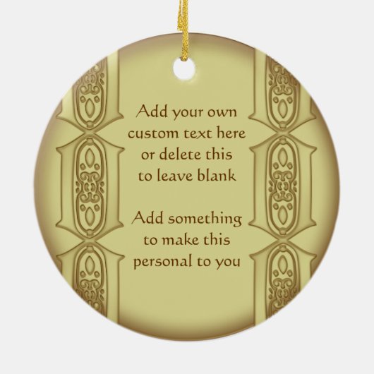 Tarot Cards Personalized Round Ornament (Achterkant)