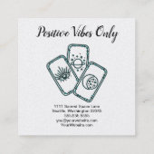 Tarot Cards Vierkante Visitekaartje (Achterkant)