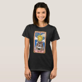 Tarot Cat de Fool Crying Cat Meme Tarot Kaart Cat T-shirt (Voorkant volledig)