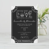 Tarot Celestial Bruiloft Zodiac Teken Evil Eye Zwa Kaart (Staand voorkant)