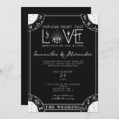 Tarot Celestial Bruiloft Zodiac Teken Evil Eye Zwa Kaart (Voorkant / Achterkant)