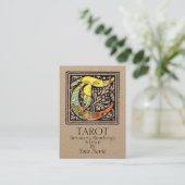 TAROT Coaching, Readings, Advice - Visitekaartje (Staand voorkant)