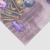 Tarot Crystals Paarse ontkoppeling Tissuepapier (Detail)