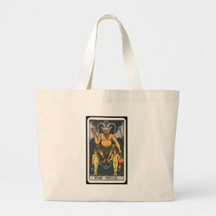 Tarot: De duivel Grote Tote Bag