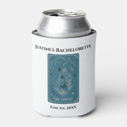 Tarot De Geliefden Bachelorette Feest Blikjeskoeler (Blikje Voorkant)