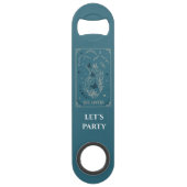 Tarot De Geliefden Bachelorette Feest Speed Flessenopener (Achterkant)