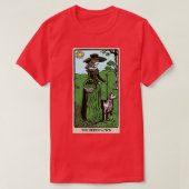 Tarot de groene heks t-shirt (Design voorkant)