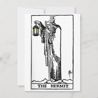 Tarot: De Hermit Notecards Notitiekaartje