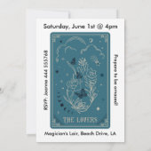 Tarot De liefhebbers vrijgezellenfeest Kaart (Achterkant)