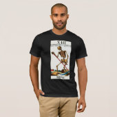 Tarot Death Card Dark T T-shirt (Voorkant volledig)