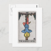 Tarot Der Gehängte The hanged Man Briefkaart (Voorkant / Achterkant)