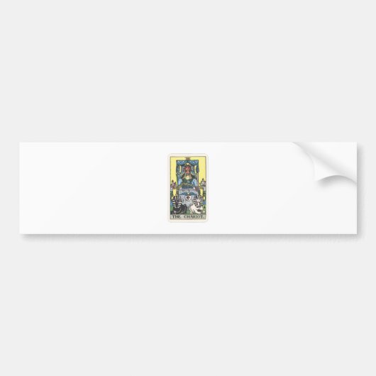 Tarot Der Wagen The Chariot Bumpersticker (Voorkant)