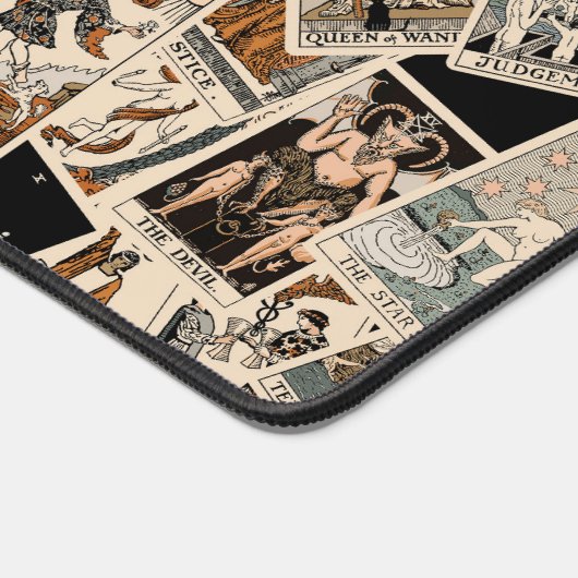 Tarot Desk Mat - Tarot Kaart Pattern - (Hoek)