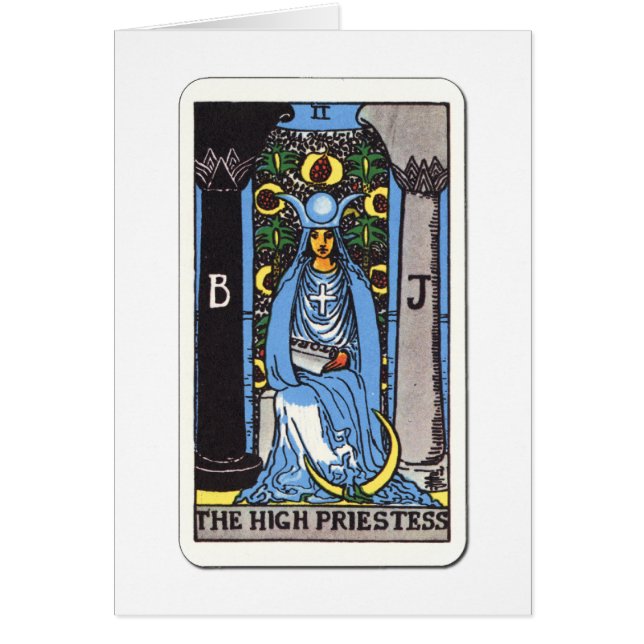 Tarot Die Hohepriesterin The High Priestess (Voorkant)
