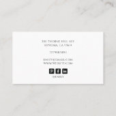 Tarot Dog Lover In Home Pet Sitting Visitekaartje (Achterkant)