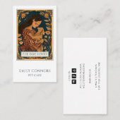 Tarot Dog Lover In Home Pet Sitting Visitekaartje (Voorkant / Achterkant)