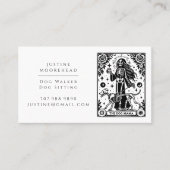 Tarot Dog Walker Pet Sitter Visitekaartje (Voorkant)