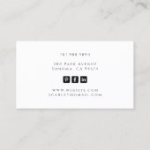 Tarot Dog Walker Pet Sitter Visitekaartje (Achterkant)