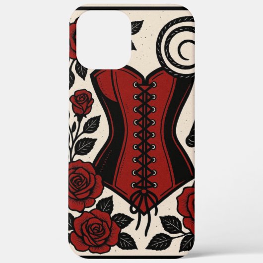 Tarot Domme - Corset iPhone-draagtas Case-Mate iPhone Case (Achterkant)