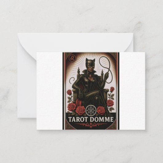 Tarot Domme Notitiekaarten Notitiekaartje (Voorkant)